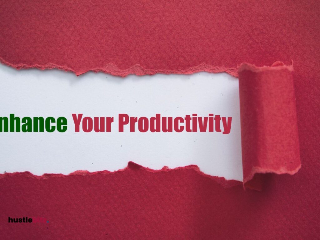 A word " enhance you productivity"