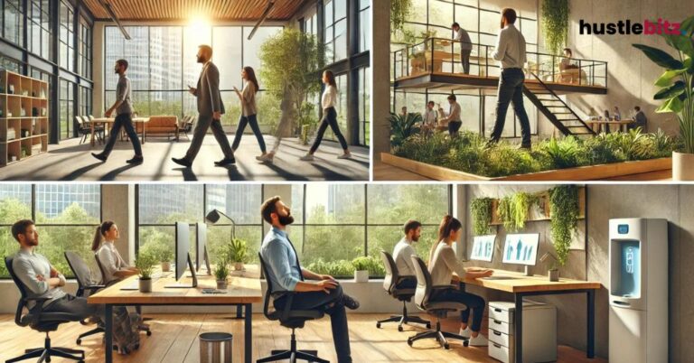 A collaboration picture of a group of people inside the office