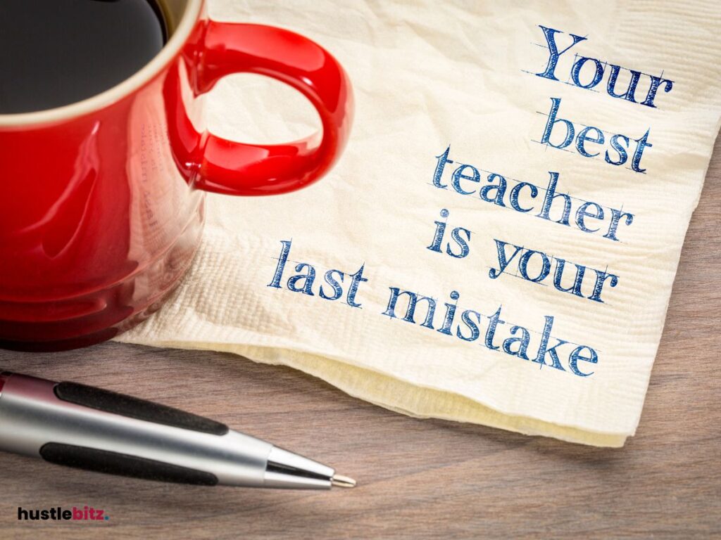 A cup of coffee and a tissue paper with motivational quotes