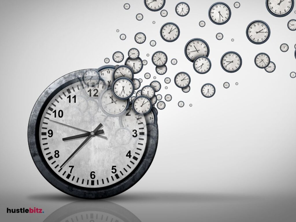 A clock fading