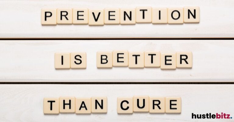 Prevention is better than cure" spelled out using Scrabble