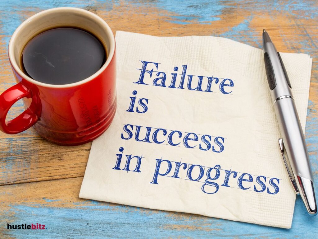 A coffee and a tissue with motivational word