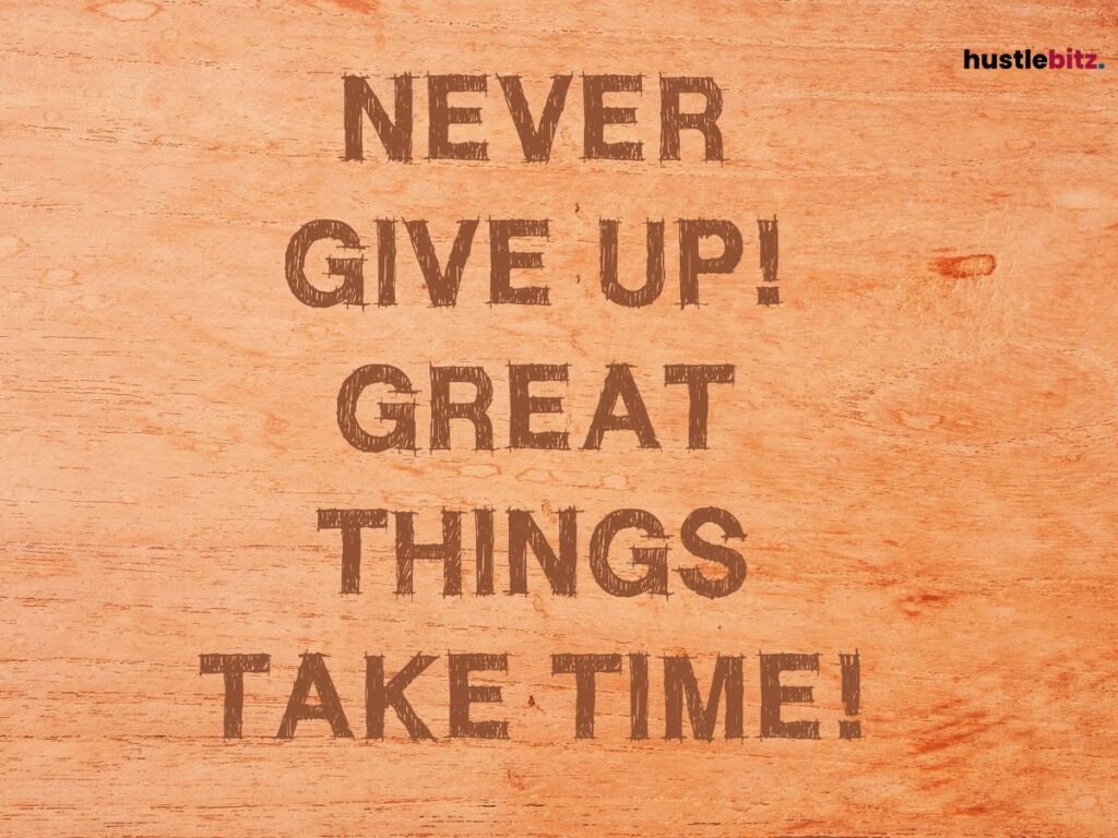 A motivational quotes word