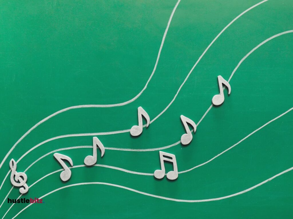 An image of musical notes