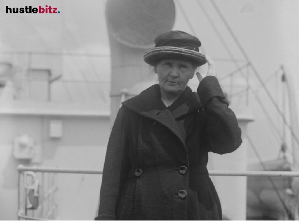 A picture of a woman name Marie Curie