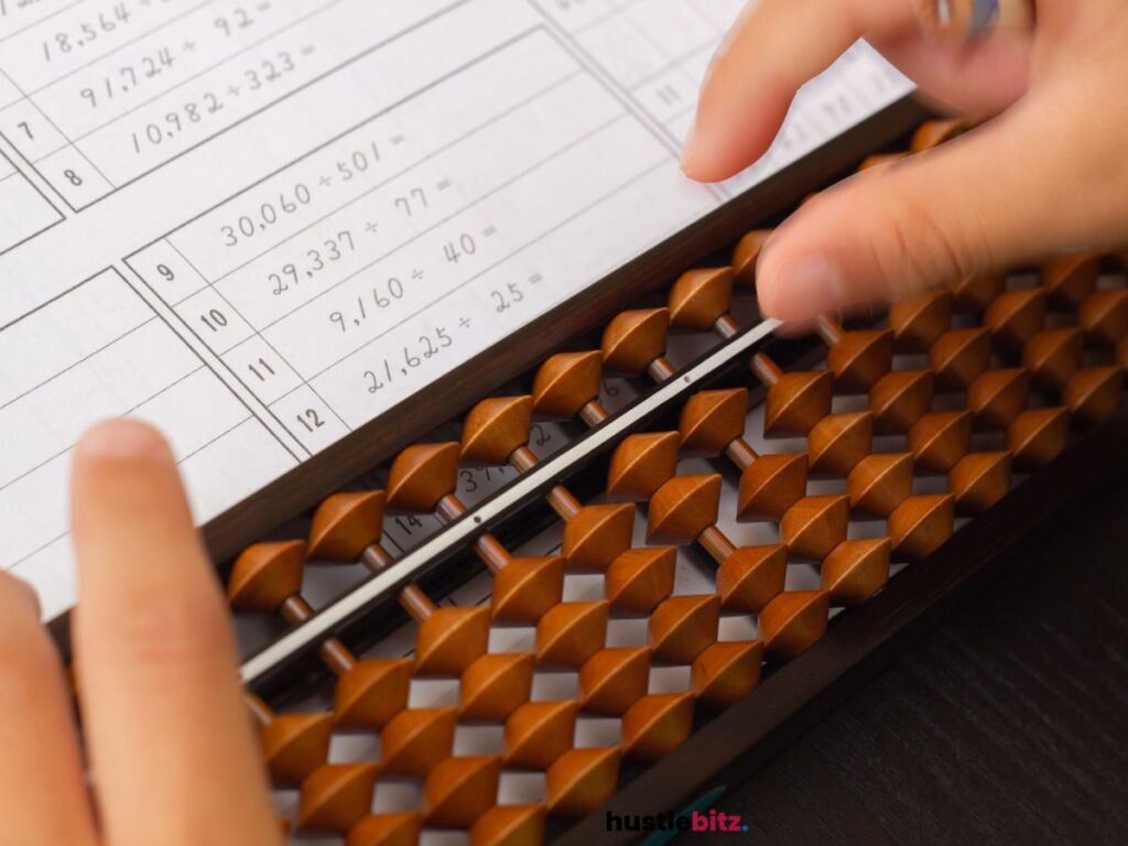 An image of an abacus.