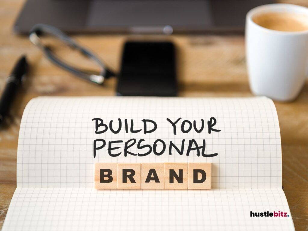 An image of a note with words: BUILD YOUR PERSONAL BRAND