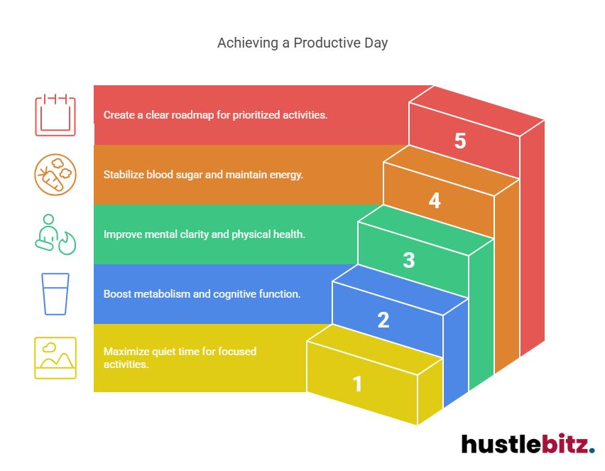 Visual about Achieving a Productive Day