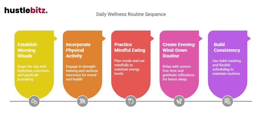 Visual about Daily Wellness Routine Sequence