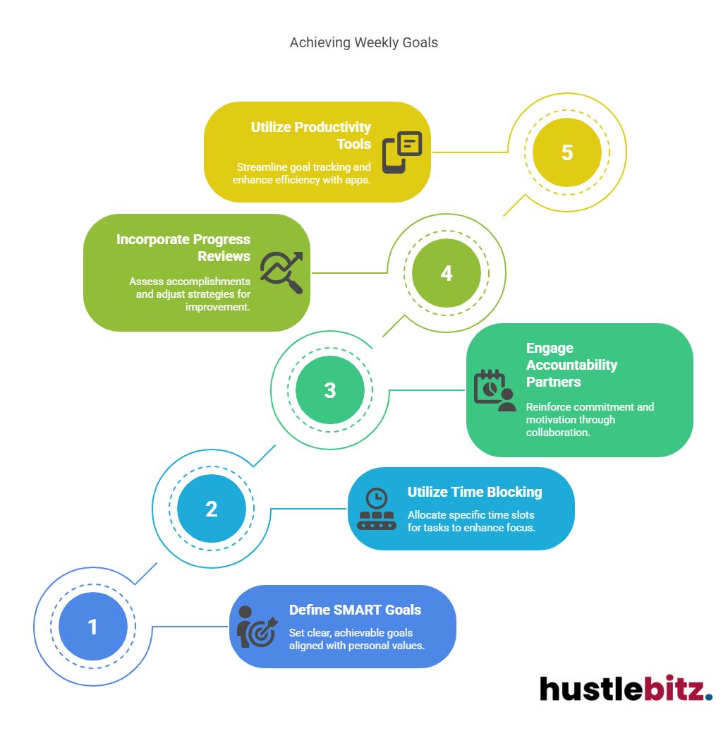 Visual about Achieving Weekly Goals