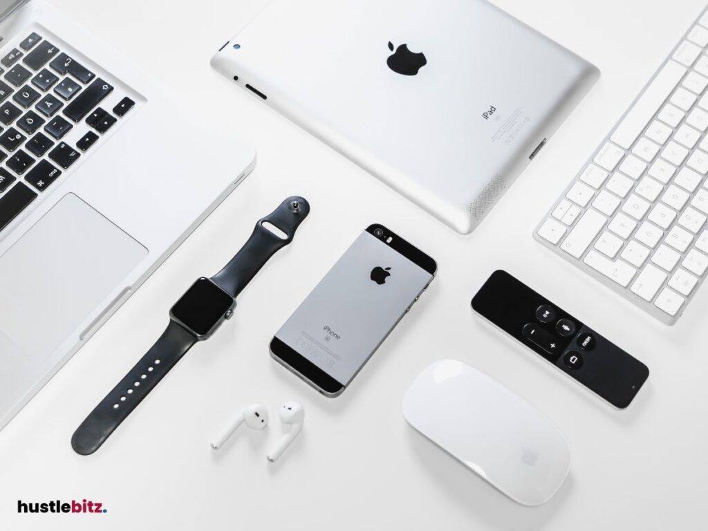 An image of different technological tools