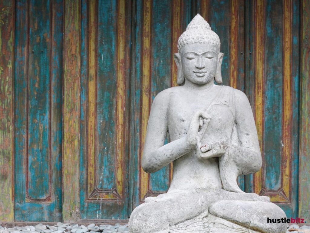 A statue of Buddha