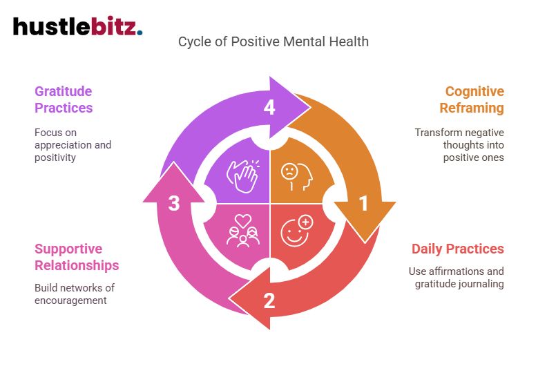 Visual about Cycle of Positive Mental Health