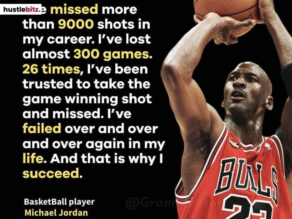 A quote from Michael Jordan.