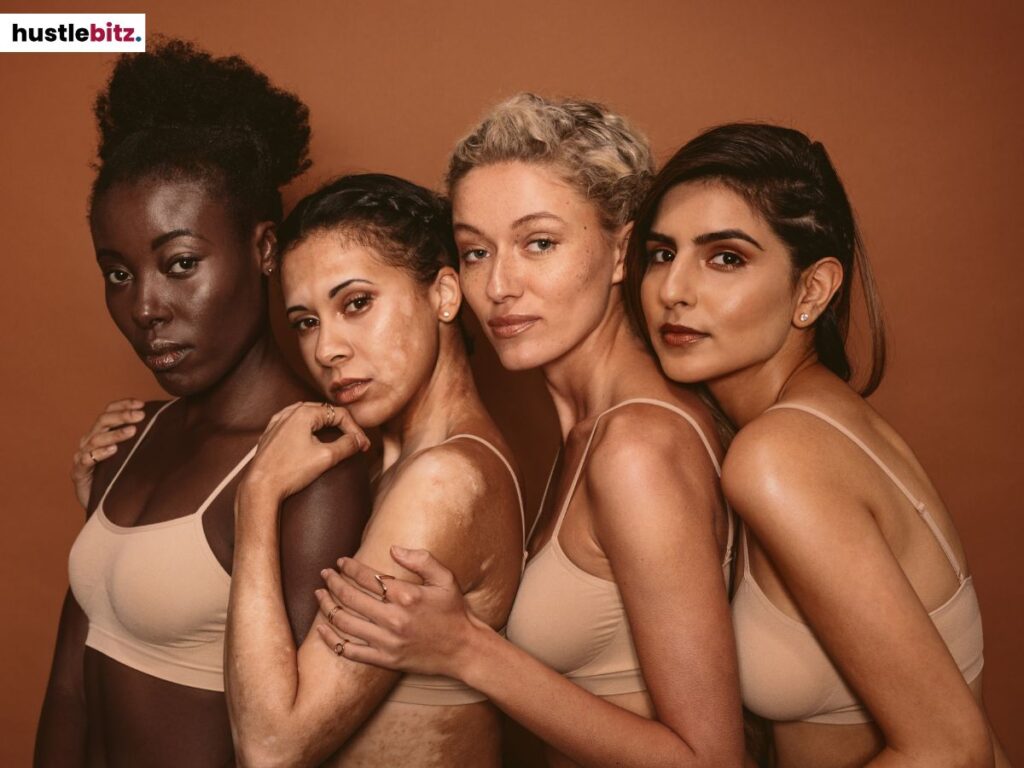 An image of women with different beauty